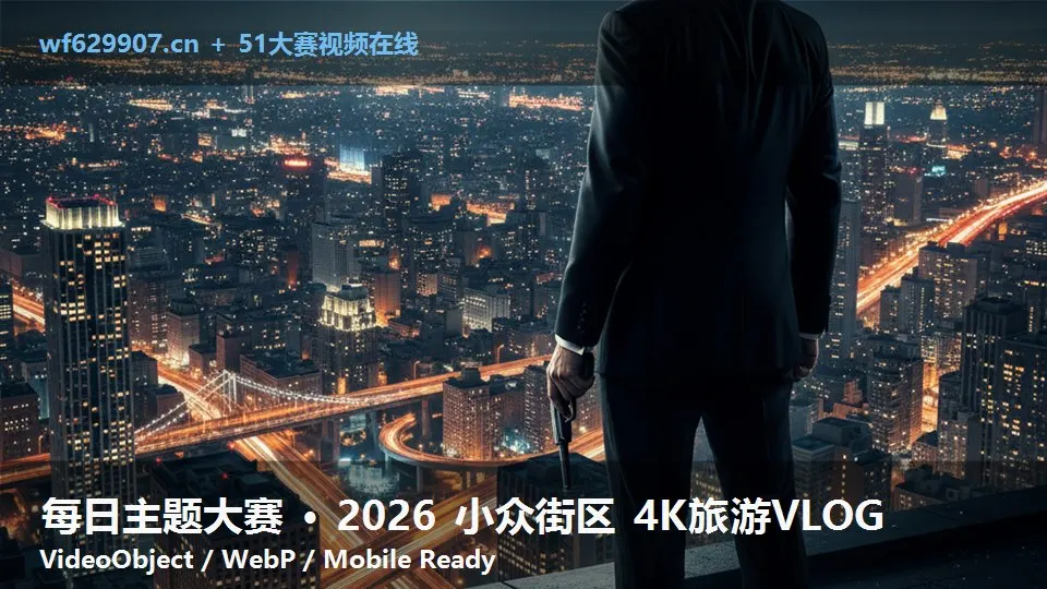 每日主题大赛 · 2026 小众街区 4K旅游VLOG