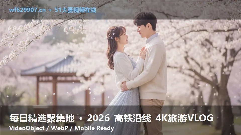 每日精选聚集地 · 2026 高铁沿线 4K旅游VLOG