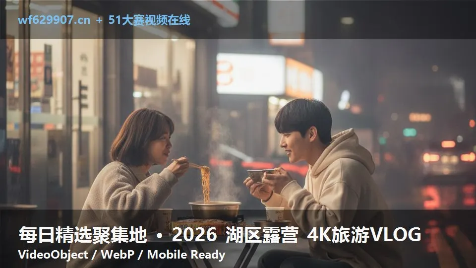 每日精选聚集地 · 2026 湖区露营 4K旅游VLOG