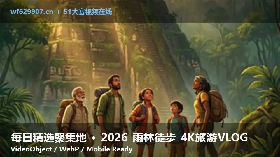每日精选聚集地 · 2026 雨林徒步 4K旅游VLOG