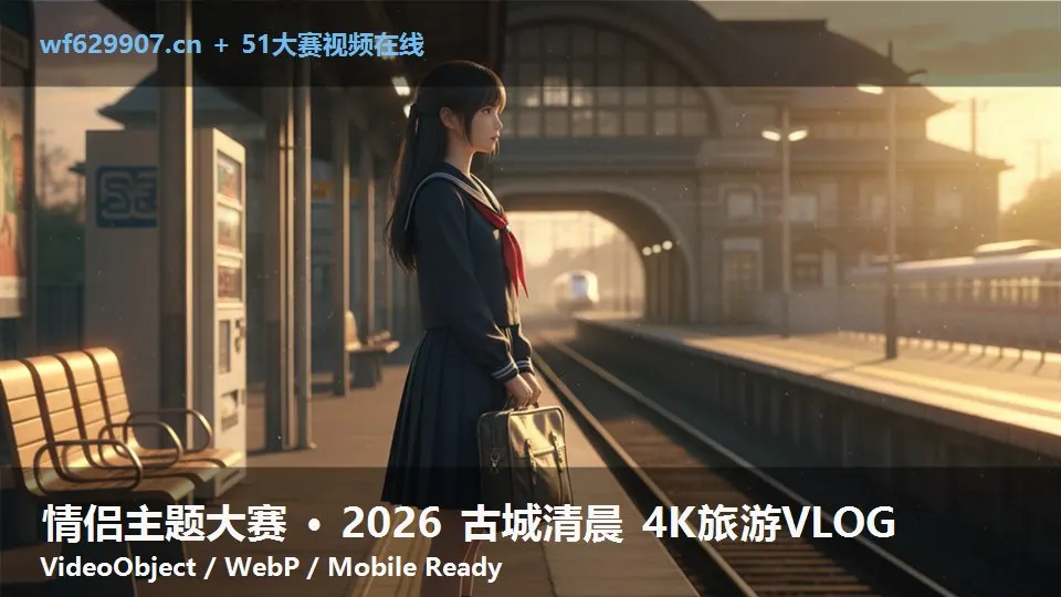 情侣主题大赛 · 2026 古城清晨 4K旅游VLOG
