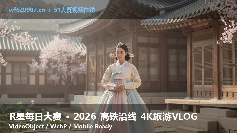 R星每日大赛 · 2026 高铁沿线 4K旅游VLOG